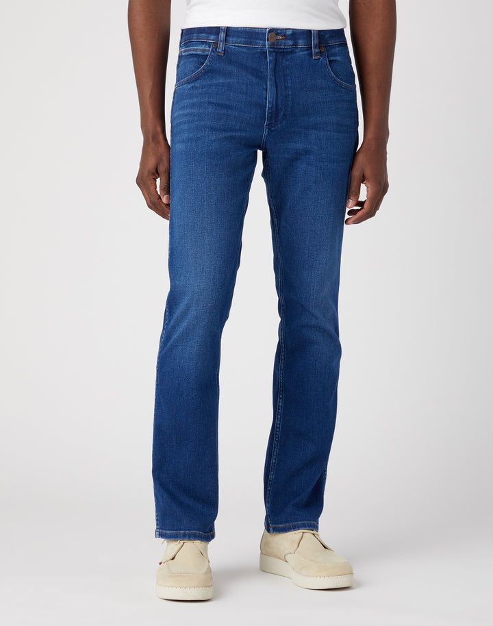 Wrangler - Greensboro - Heren Regular-fit Jeans - Olympia