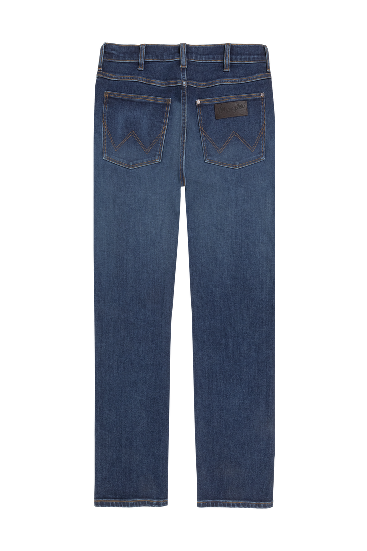 Wrangler - Larston - Heren Slim-fit Jeans - Green Fuzz