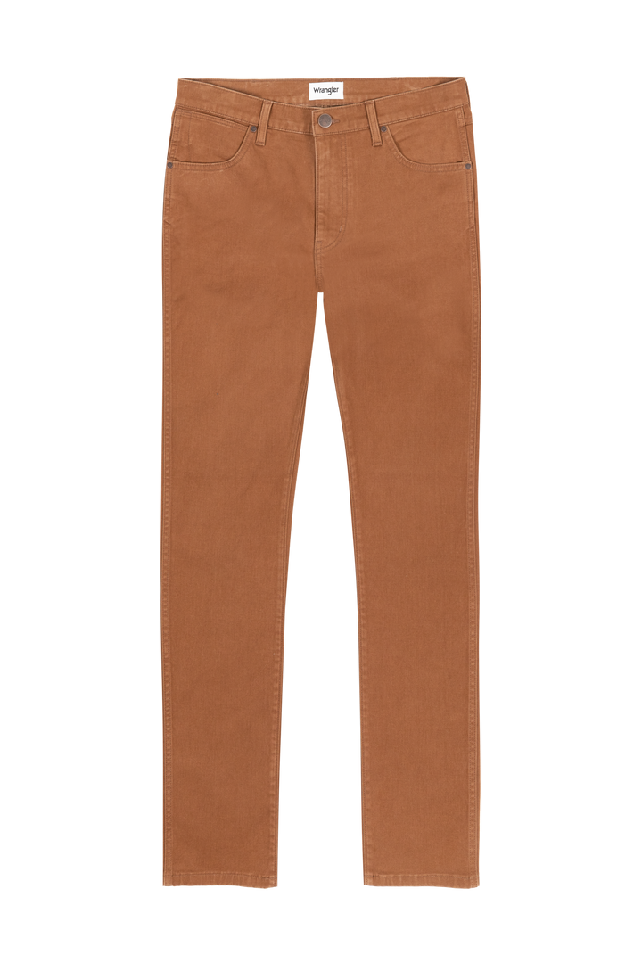 Wrangler - Larston - Heren Slim-fit Broek - Bison