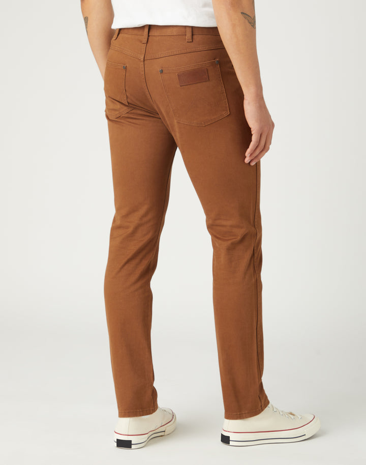 Wrangler - Larston - Heren Slim-fit Broek - Bison