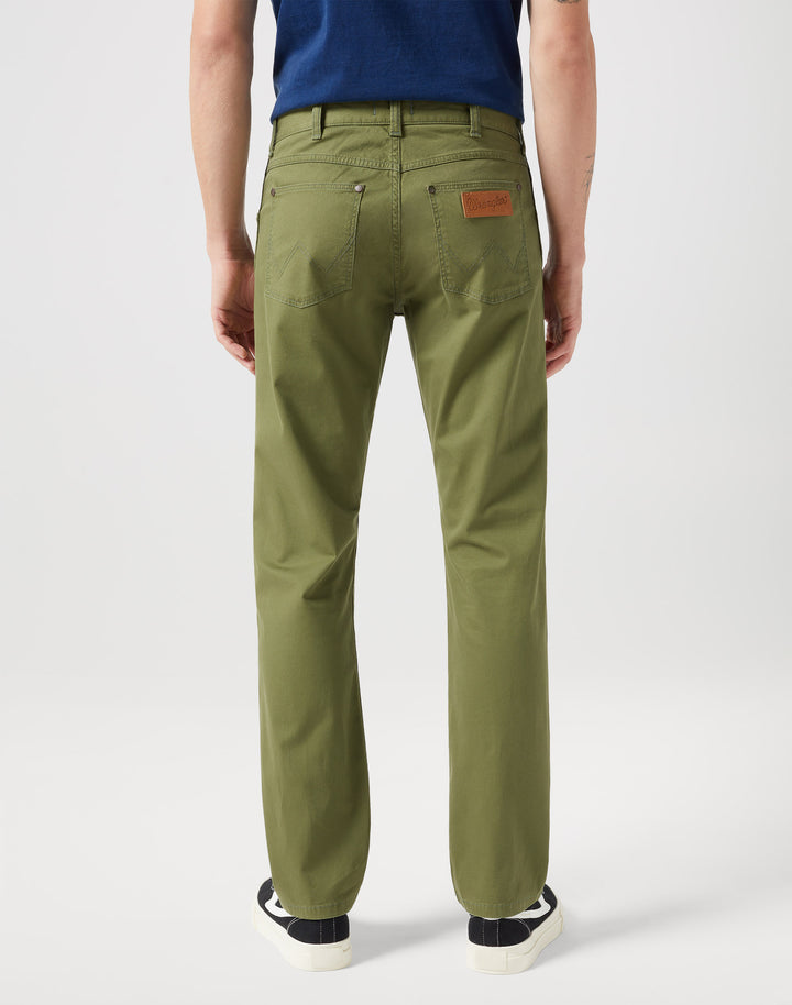 Wrangler - Greensboro 803 - Heren Regular-fit - Olive