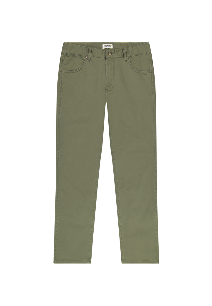 Wrangler - Greensboro 803 - Heren Regular-fit - Olive