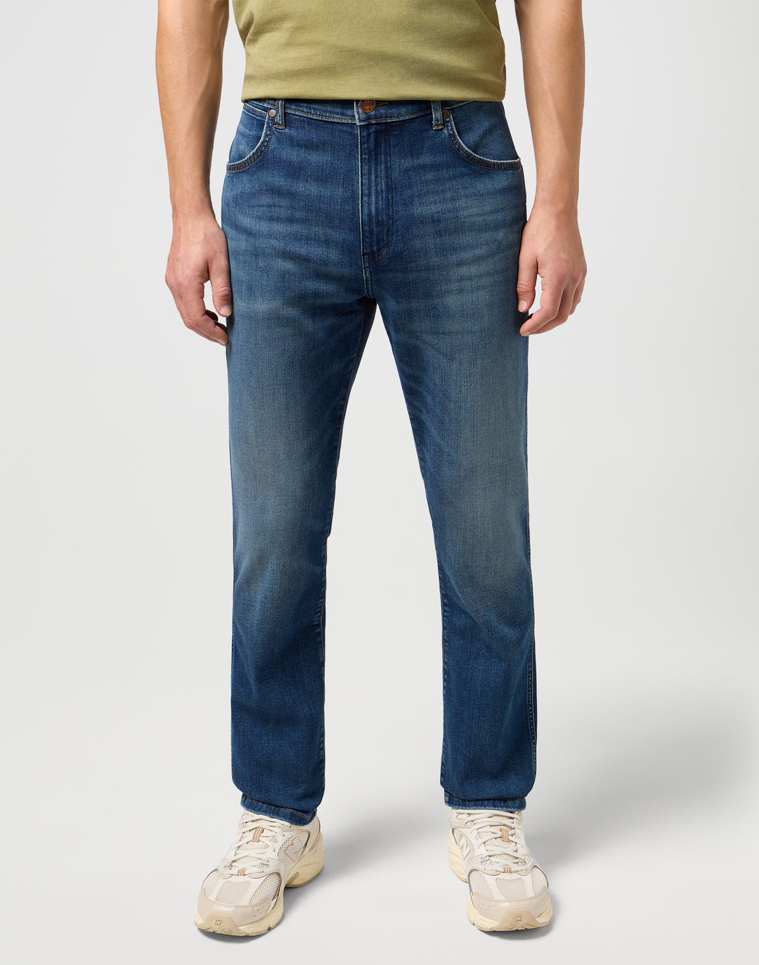 Wrangler - Larston - Heren Slim-fit Jeans - Hare