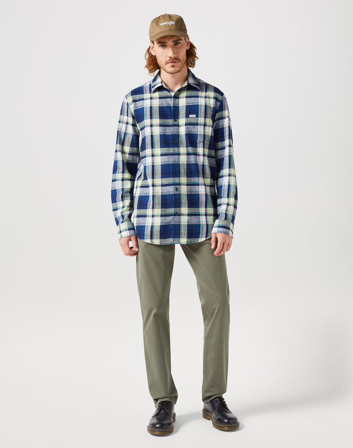 Wrangler - Greensboro 803 - Heren Regular-fit - Dusty Olive