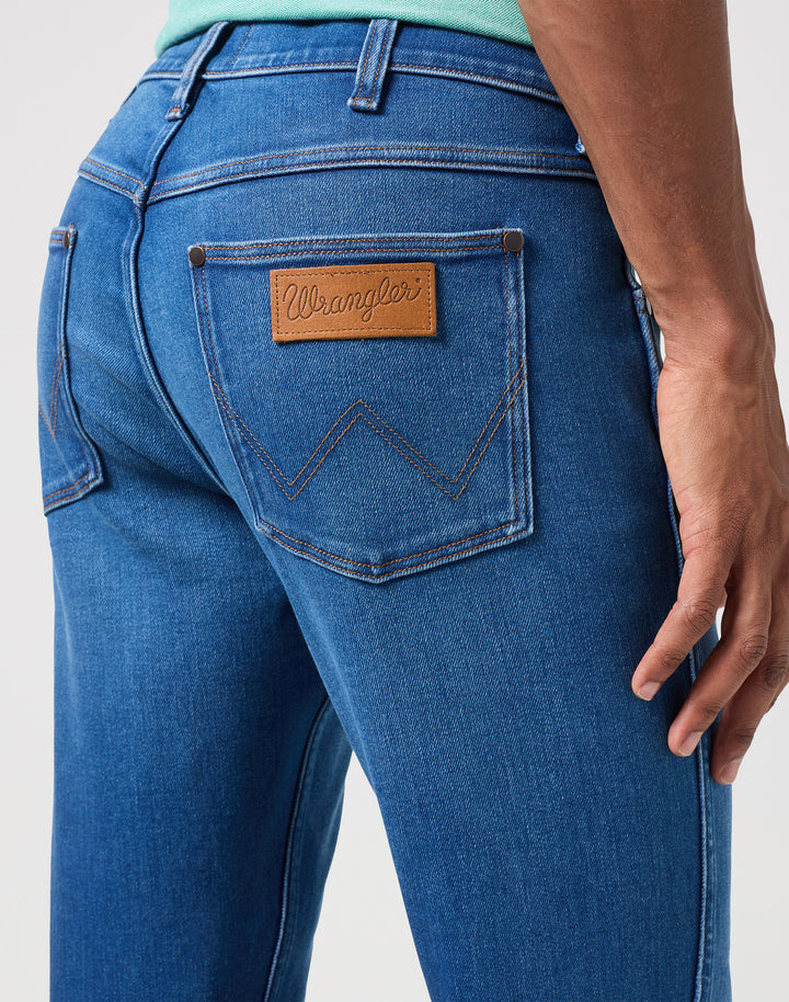 Wrangler - Greensboro - Heren Regular Straight-fit Jeans - Rustic
