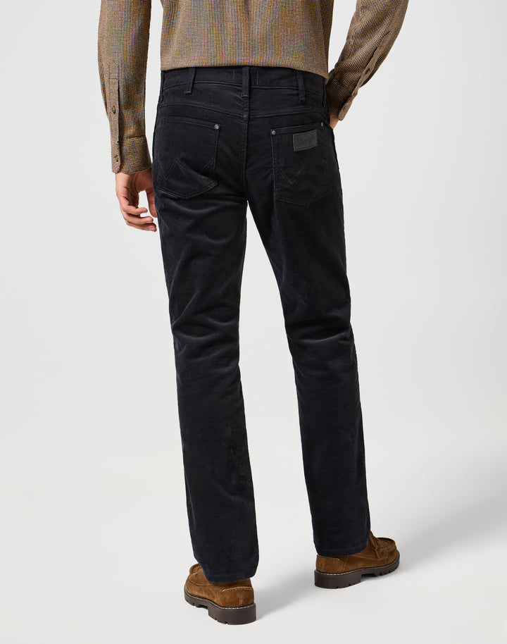 Wrangler - Greensboro - Heren Regular-fit Corduroy - Black
