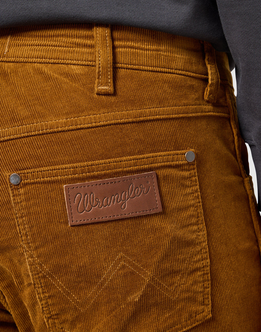 Wrangler - Greensboro - Heren Regular-fit Corduroy - Monk's Robe