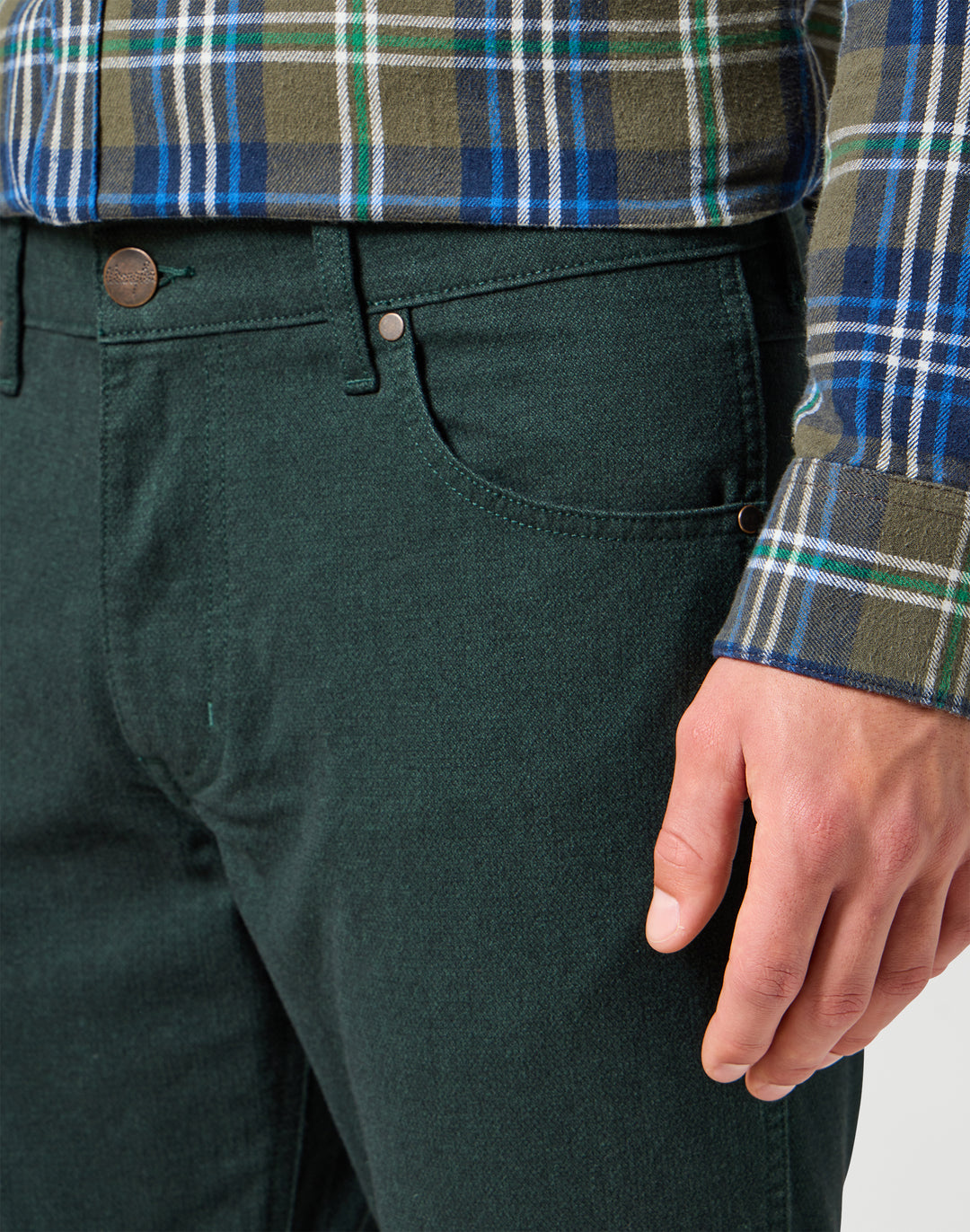 Wrangler - Greensboro - Heren Regular-fit - Scarab