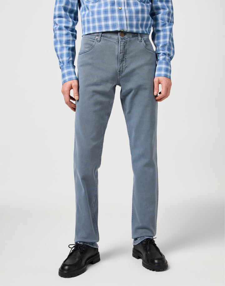 Wrangler - Greensboro - Heren Regular-fit Jeans - Dusty Blue