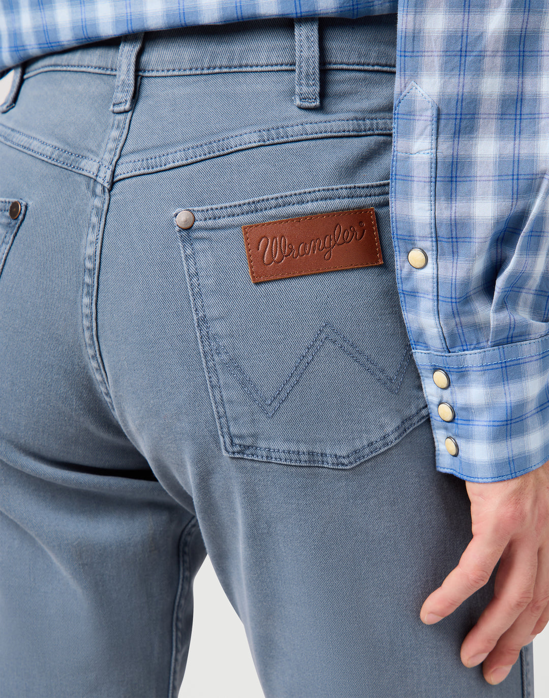 Wrangler - Greensboro - Heren Regular-fit Jeans - Dusty Blue