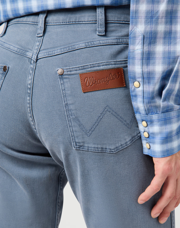 Wrangler - Greensboro - Heren Regular-fit Jeans - Dusty Blue