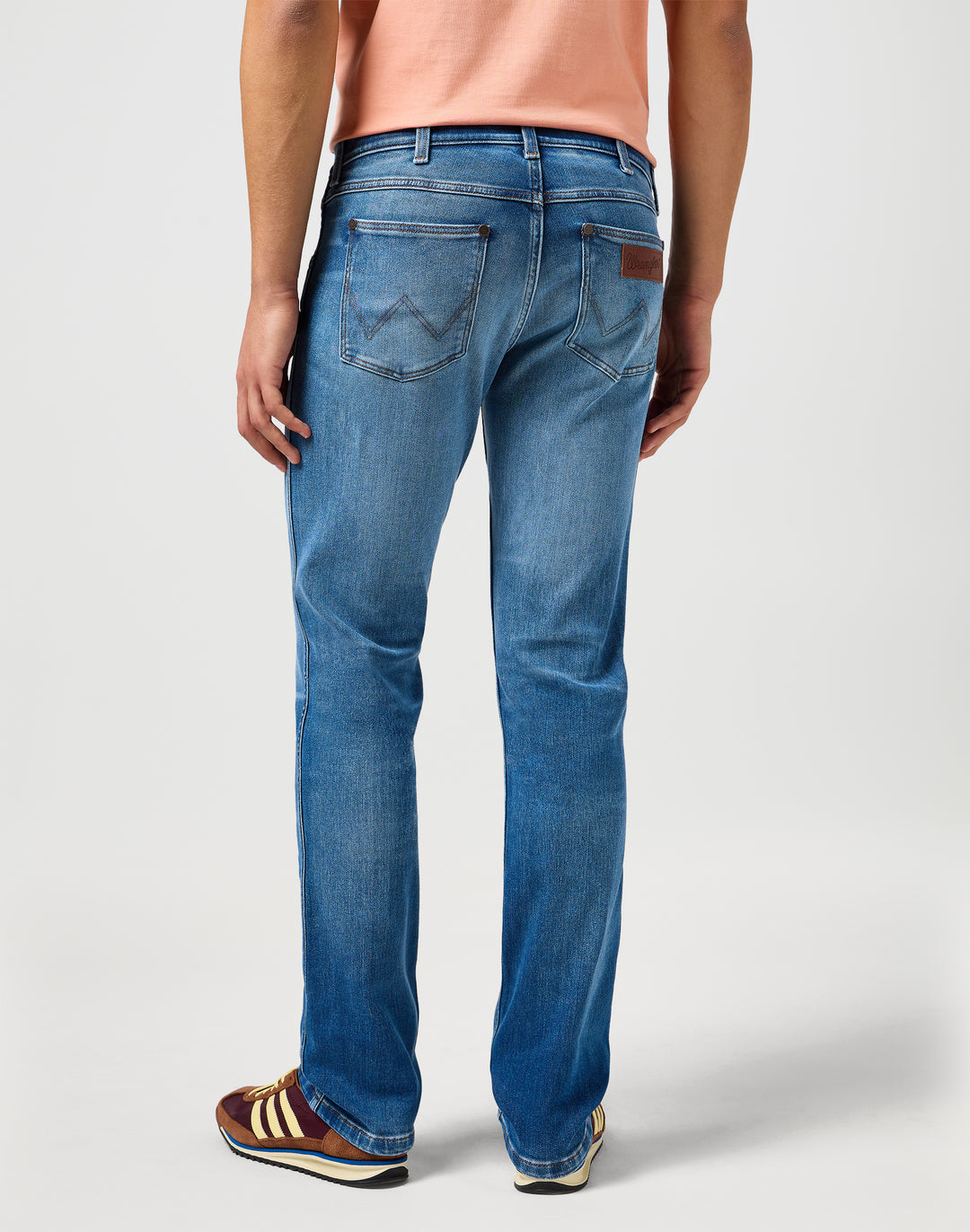 Wrangler - Greensboro - Heren Regular-fit Jeans - Mid Authentic Wash