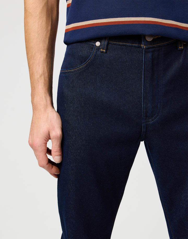 Wrangler - Larston - Heren Slim-fit Jeans - Moonlight Rinse