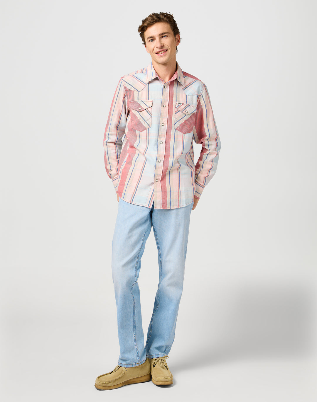 Wrangler - Greensboro - Heren Regular-fit Jeans - Spur Stiched