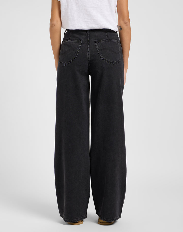 Lee - Stella - Dames Wide Leg Jeans - Dark Memory