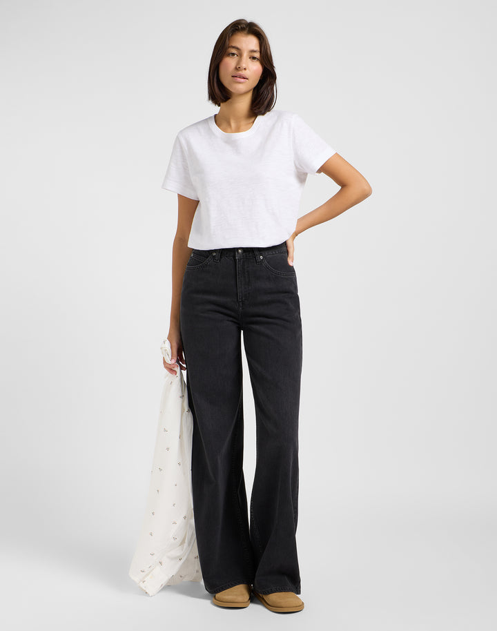 Lee - Stella - Dames Wide Leg Jeans - Dark Memory