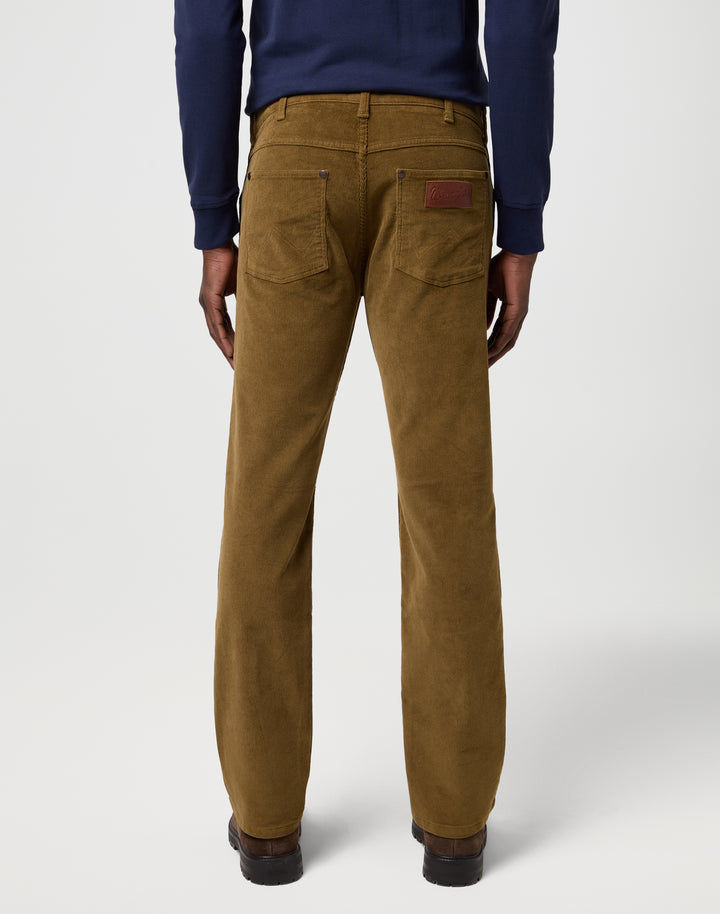 Wrangler - Greensboro - Heren Regular-fit Corduroy - Kangaroo