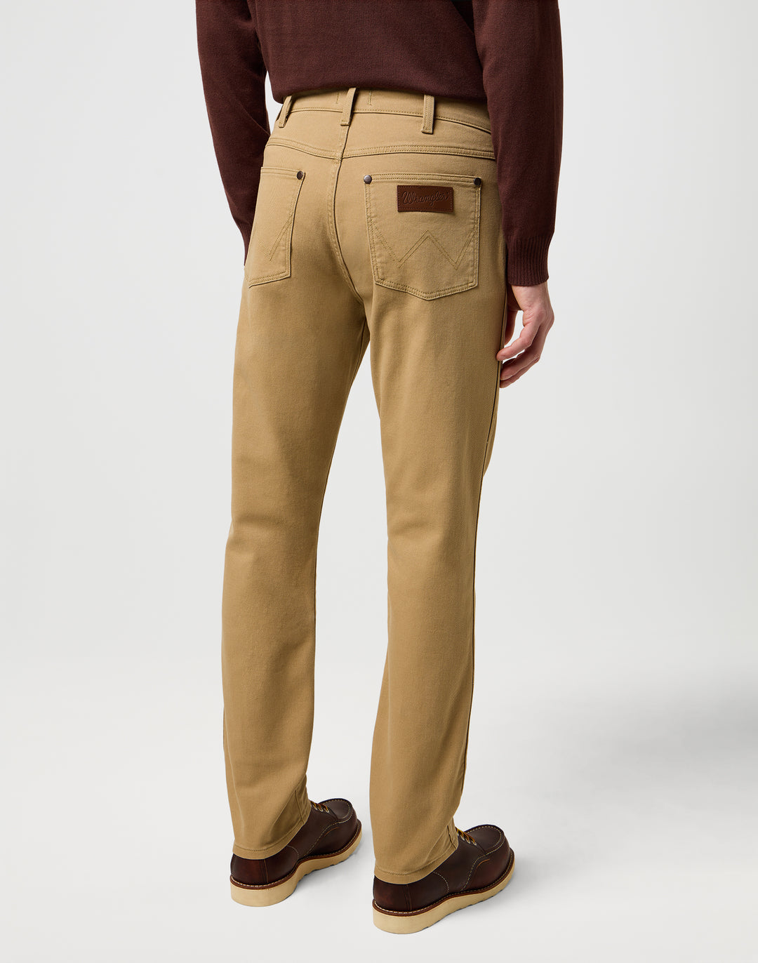 Wrangler - Larston - Heren Slim-fit Broek - Tigers Eye