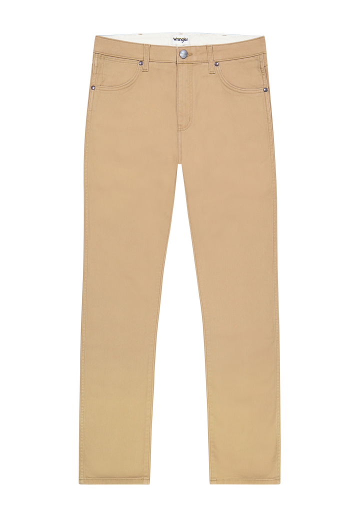 Wrangler - Larston - Heren Slim-fit Broek - Tigers Eye