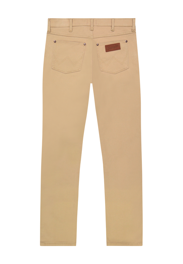 Wrangler - Larston - Heren Slim-fit Broek - Tigers Eye