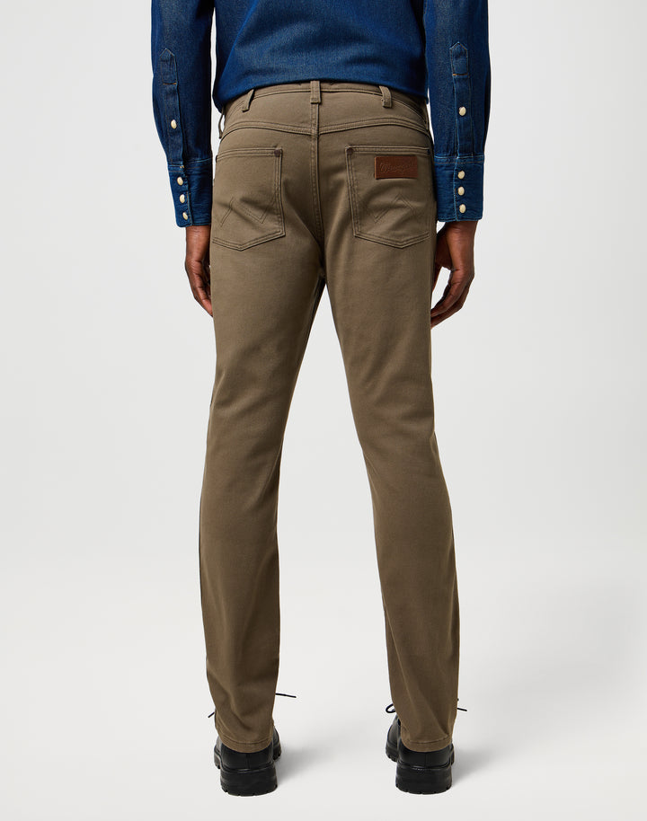 Wrangler - Larston - Heren Slim-fit Broek - Tarmac