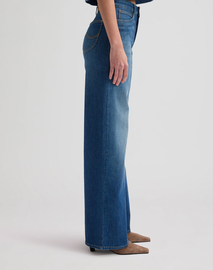 Lee - Stella - Dames Wide Leg Jeans - Blue Arrow
