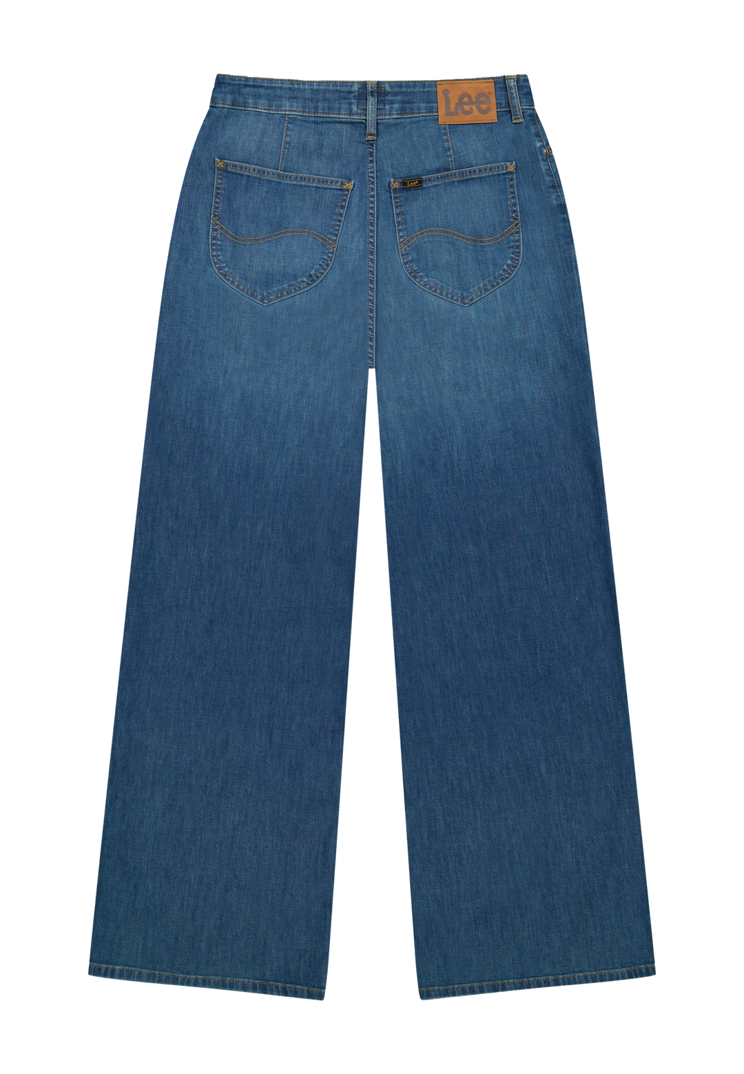 Lee - Stella - Dames Wide Leg Jeans - Blue Arrow