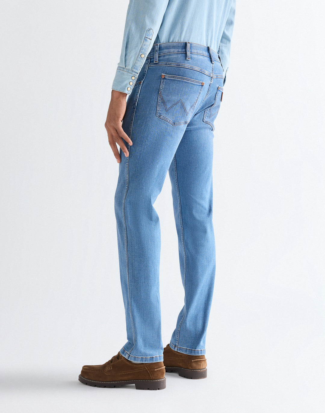 Wrangler - Greensboro - Heren Regular Straight-fit Jeans - Tabacco Ice