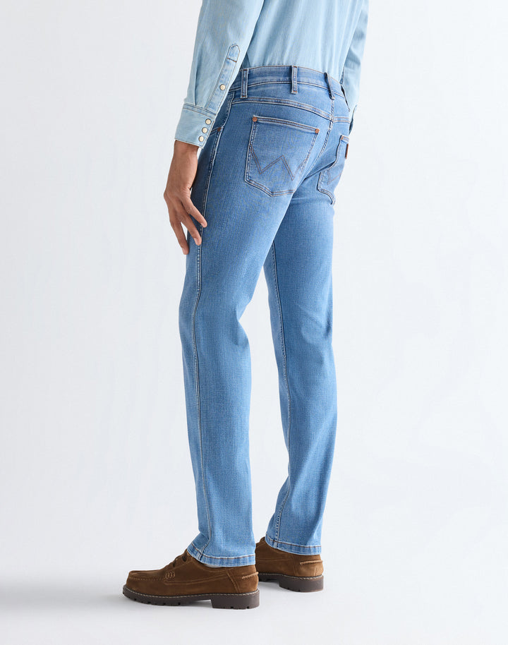 Wrangler - Greensboro - Heren Regular Straight-fit Jeans - Tabacco Ice