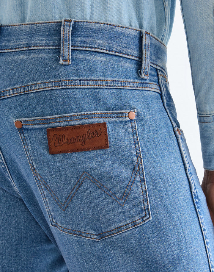 Wrangler - Greensboro - Heren Regular Straight-fit Jeans - Tabacco Ice