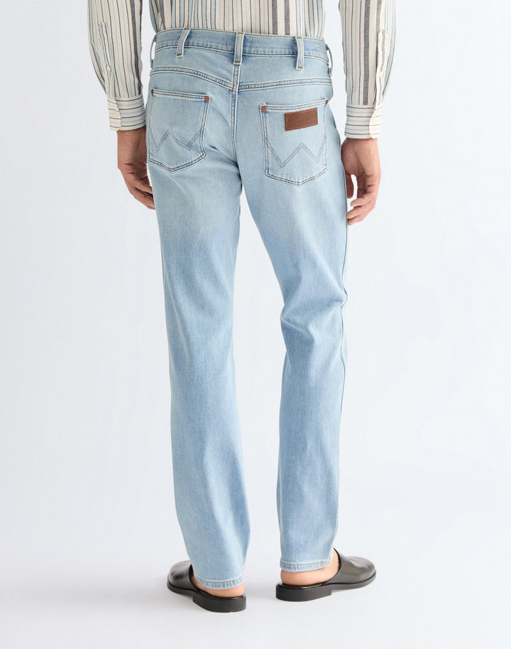 Wrangler - Greensboro - Heren Regular Straight-fit Jeans - Firelight Blue