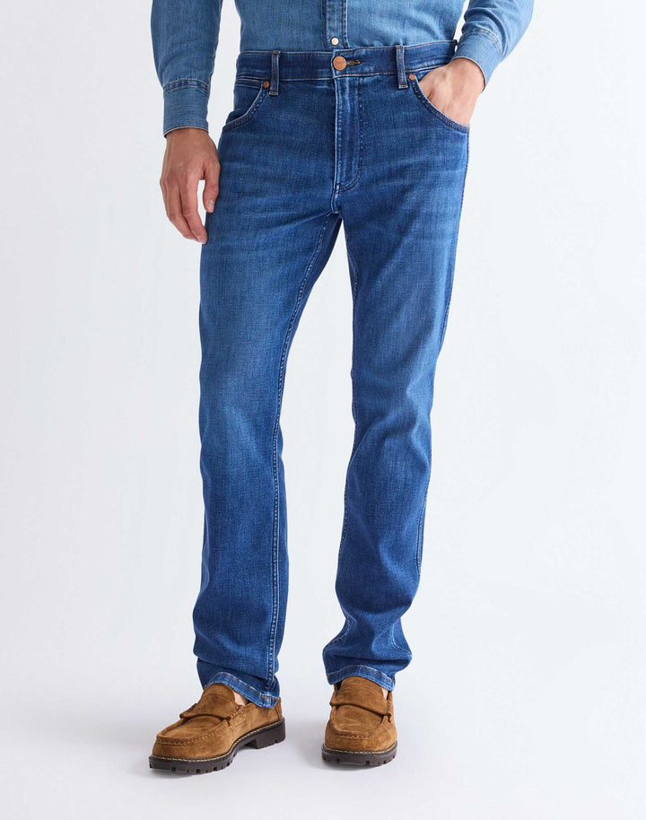 Wrangler - Greensboro - Heren Regular Straight-fit Jeans - Dandelion Summer