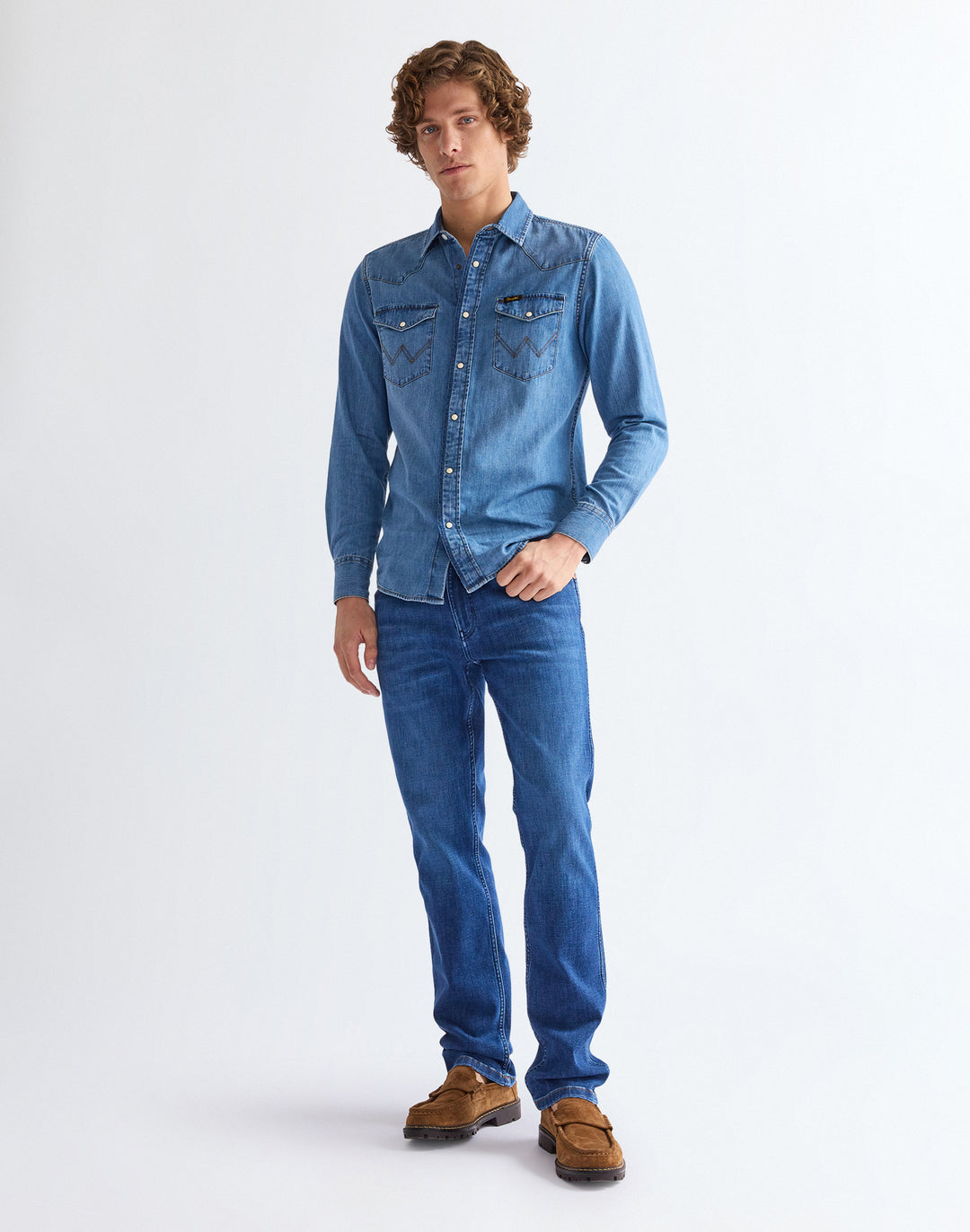 Wrangler - Greensboro - Heren Regular Straight-fit Jeans - Dandelion Summer
