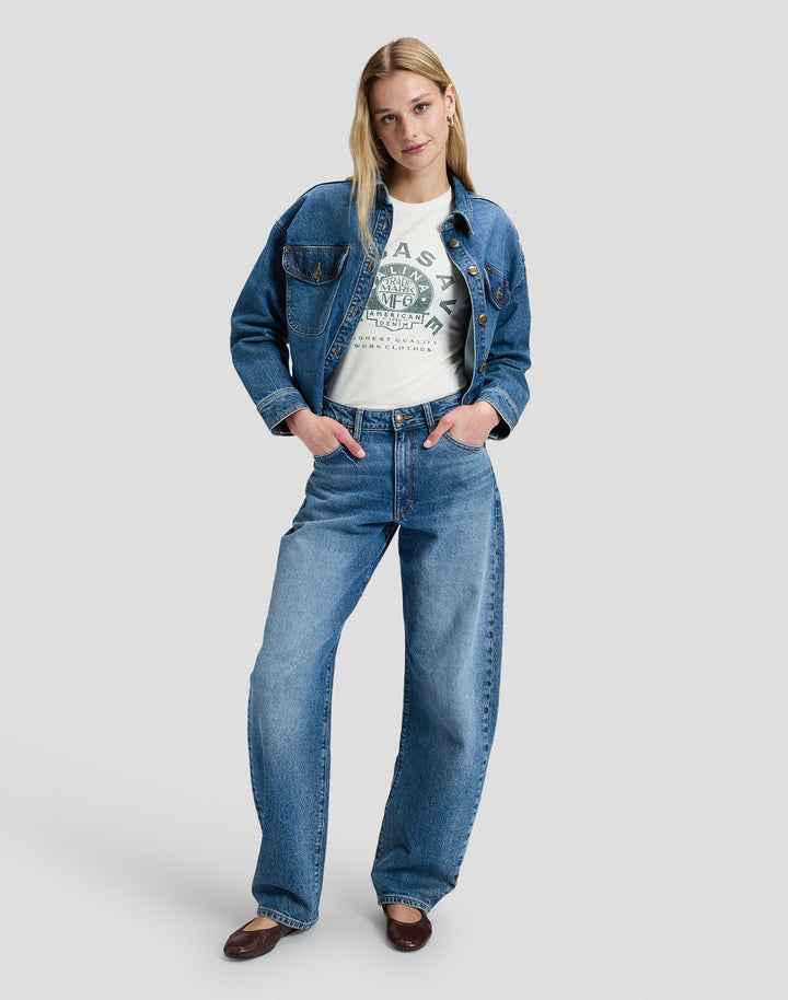 Lee - Balloon - Dames Jeans - Vintage Blues