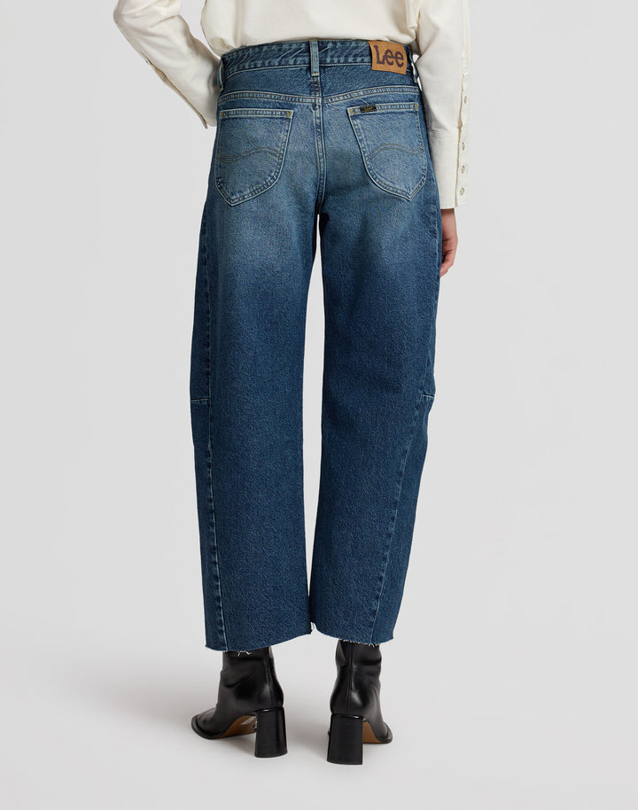 Lee - Rider - Dames Barrel Jeans - Stellar Blade