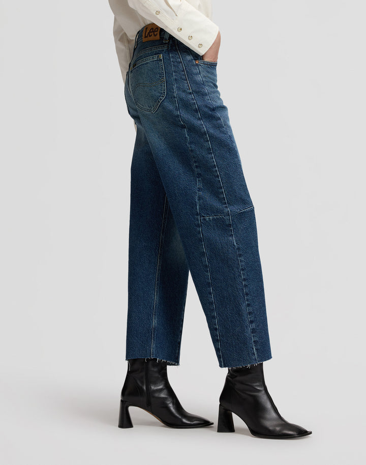 Lee - Rider - Dames Barrel Jeans - Stellar Blade