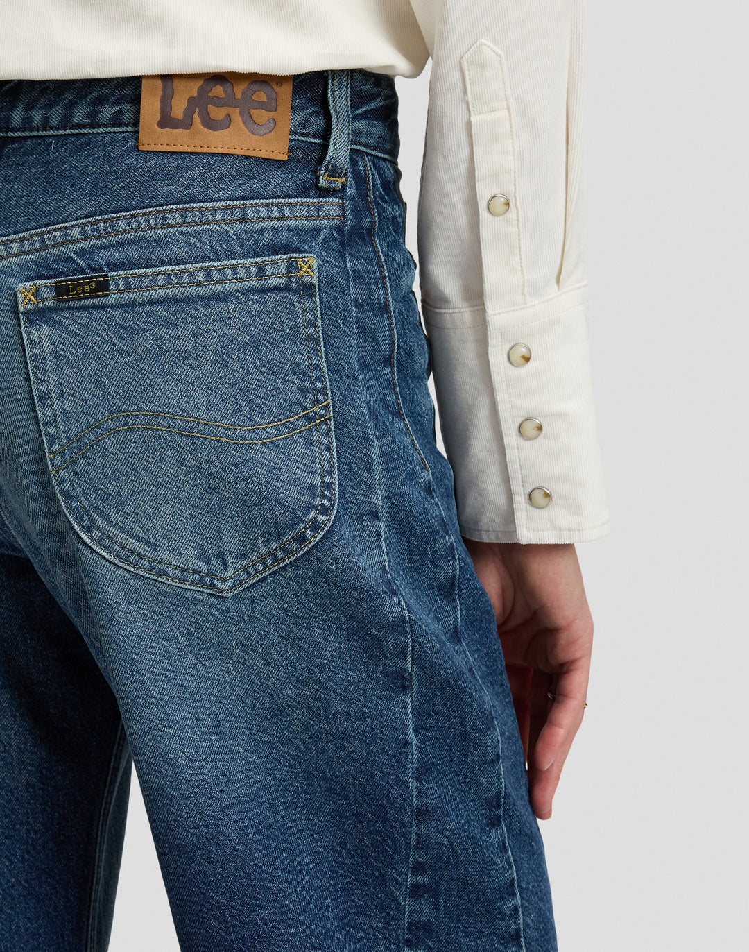 Lee - Rider - Dames Barrel Jeans - Stellar Blade