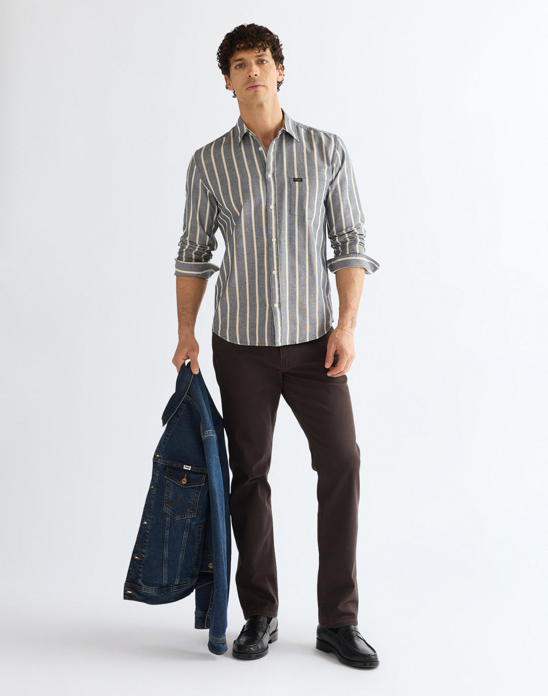 Wrangler - Greensboro - Heren Regular Straight-fit Jeans - Chocolate Torte
