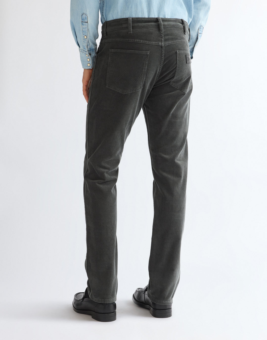 Wrangler - Greensboro - Heren Regular-fit Corduroy - Dark Shadow