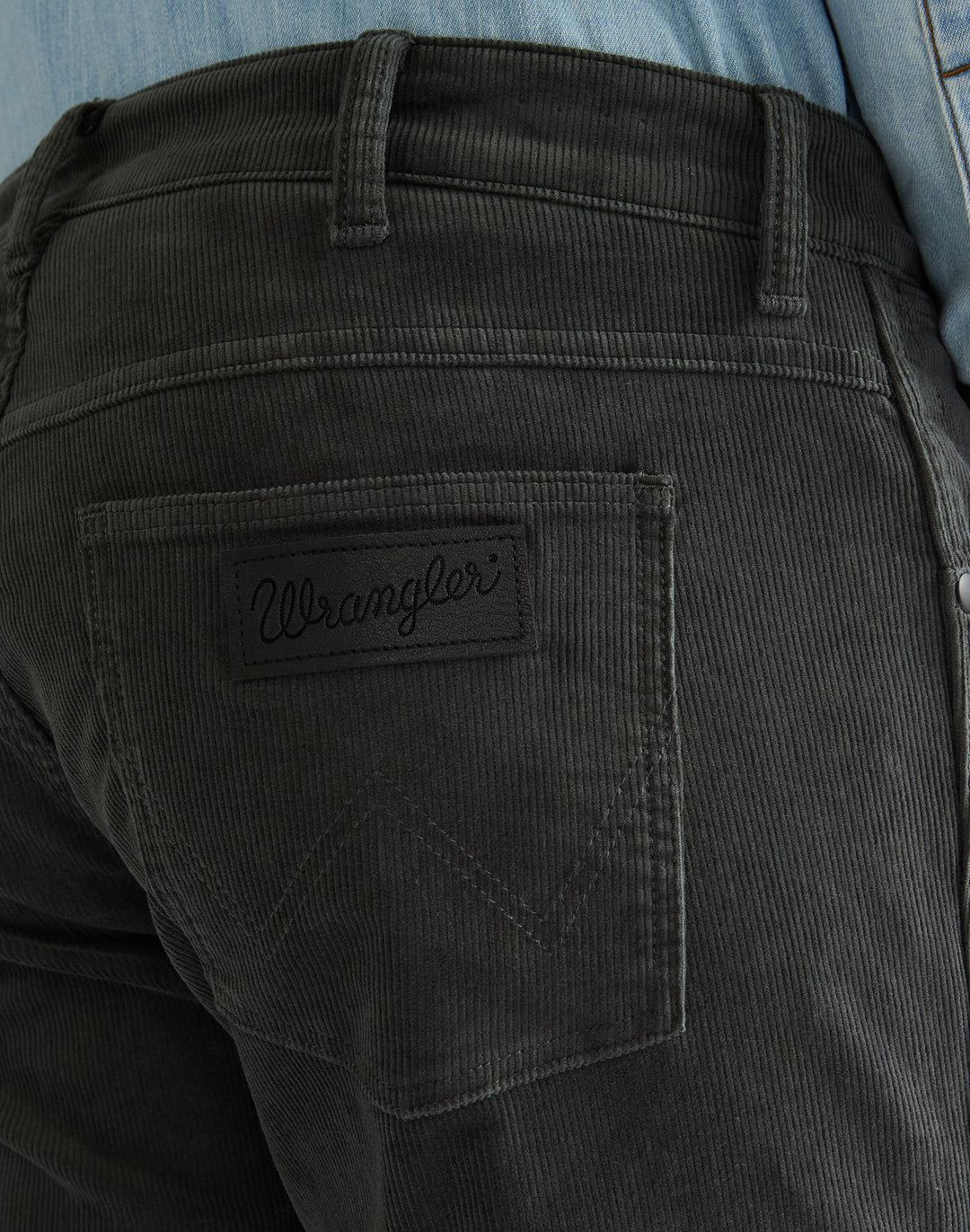 Wrangler - Greensboro - Heren Regular-fit Corduroy - Dark Shadow