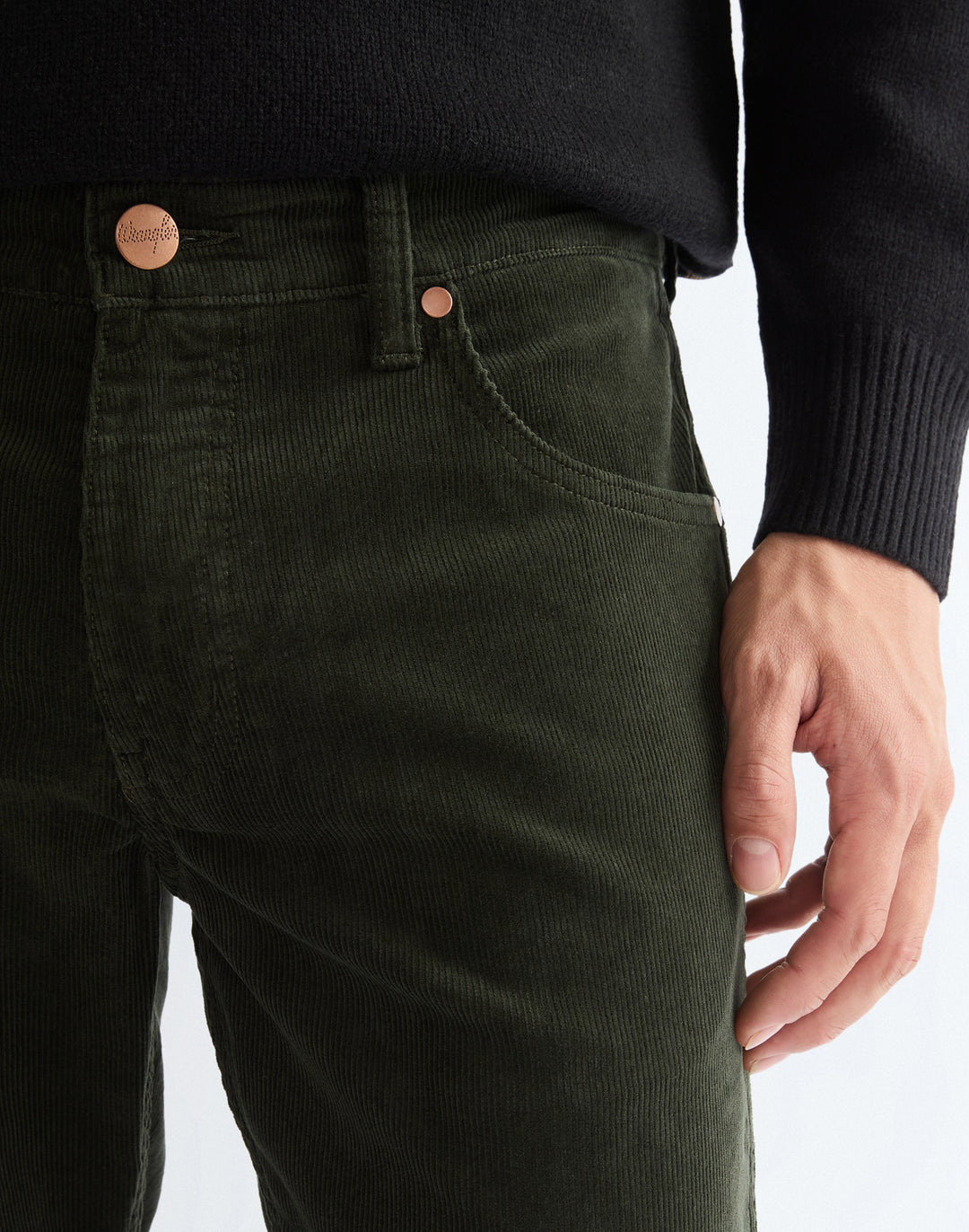 Wrangler - Greensboro - Heren Regular-fit Corduroy - Rosin