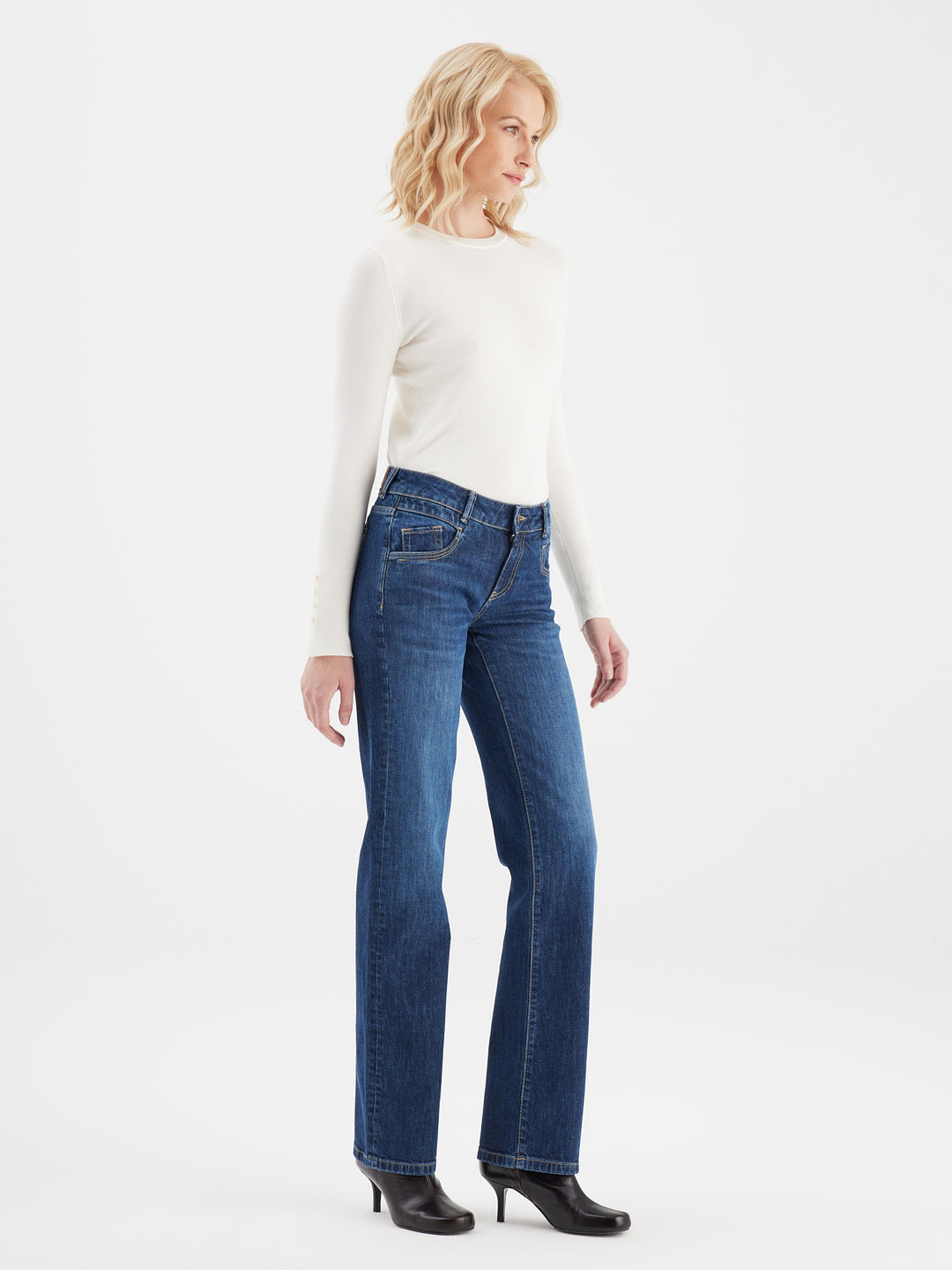 COJ - Diva - Regular Straight Jeans - Dark Blue