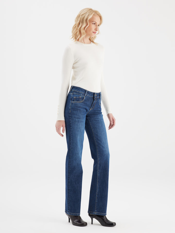 COJ - Diva - Regular Straight Jeans - Dark Blue