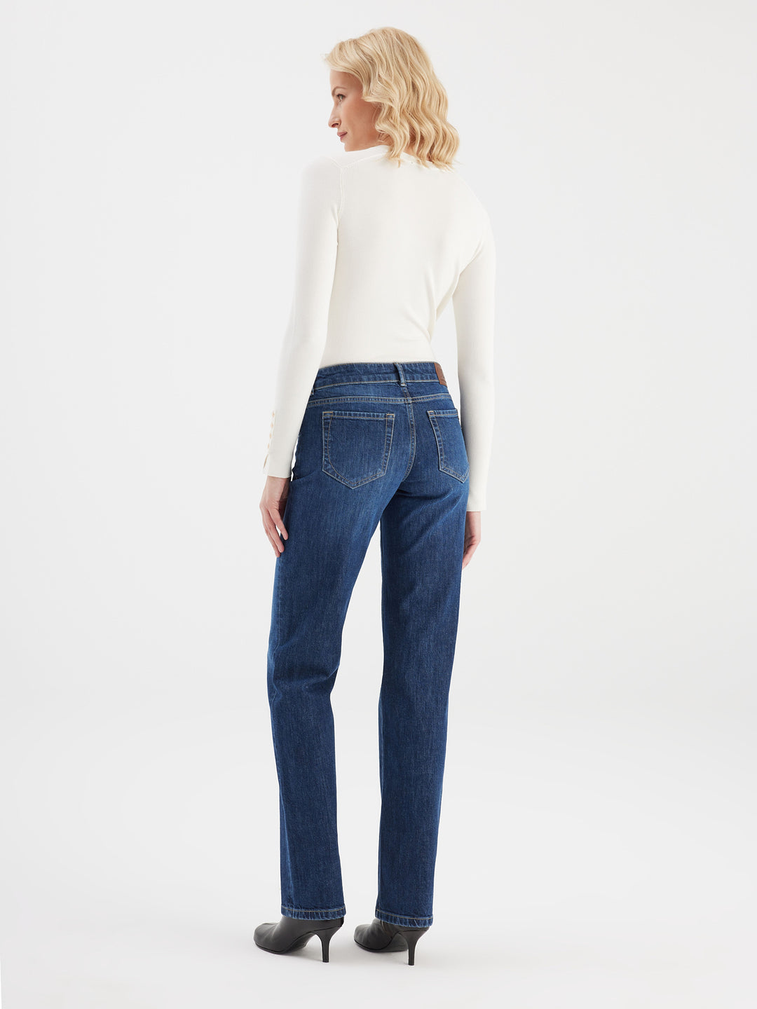 COJ - Diva - Regular Straight Jeans - Dark Blue