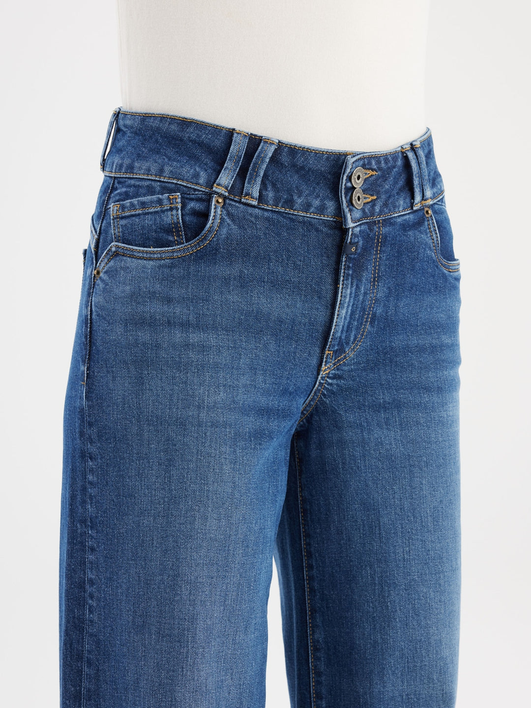 COJ - Carlotta - Wide Leg Jeans - Dark Blue