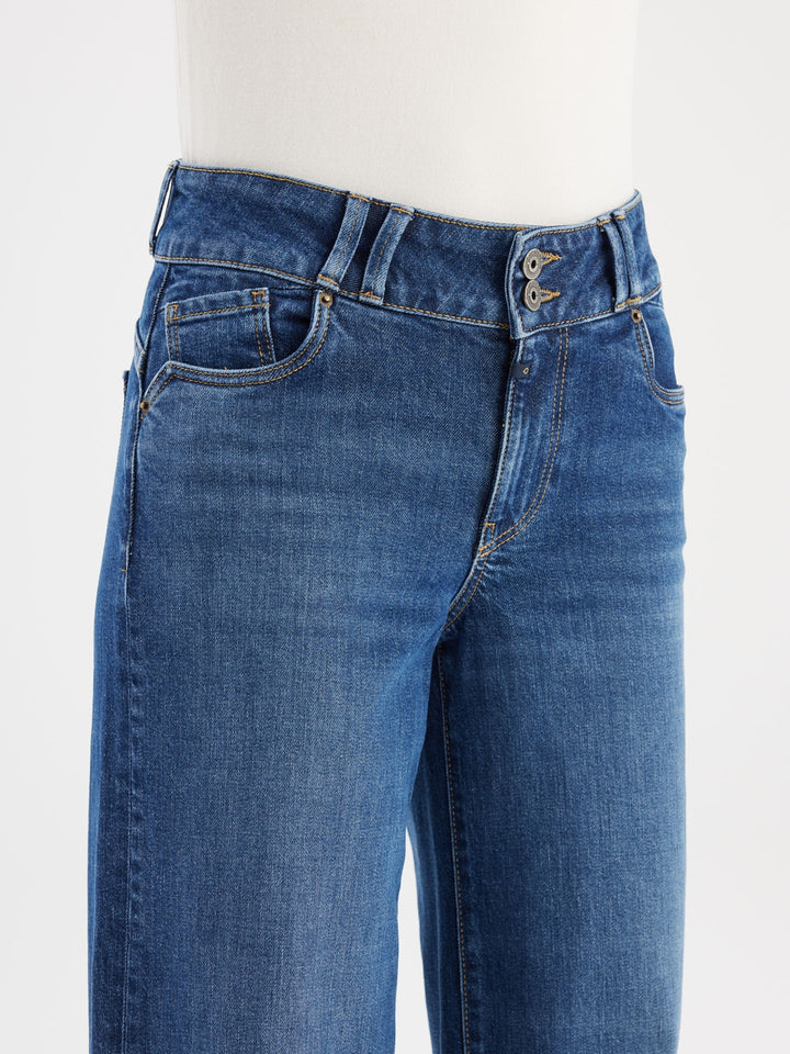COJ - Carlotta - Wide Leg Jeans - Dark Blue