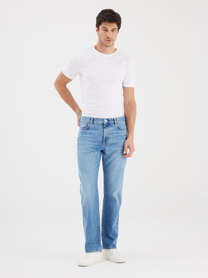 COJ - NEO - Heren Relaxed Straight fit Jeans - Light Blue