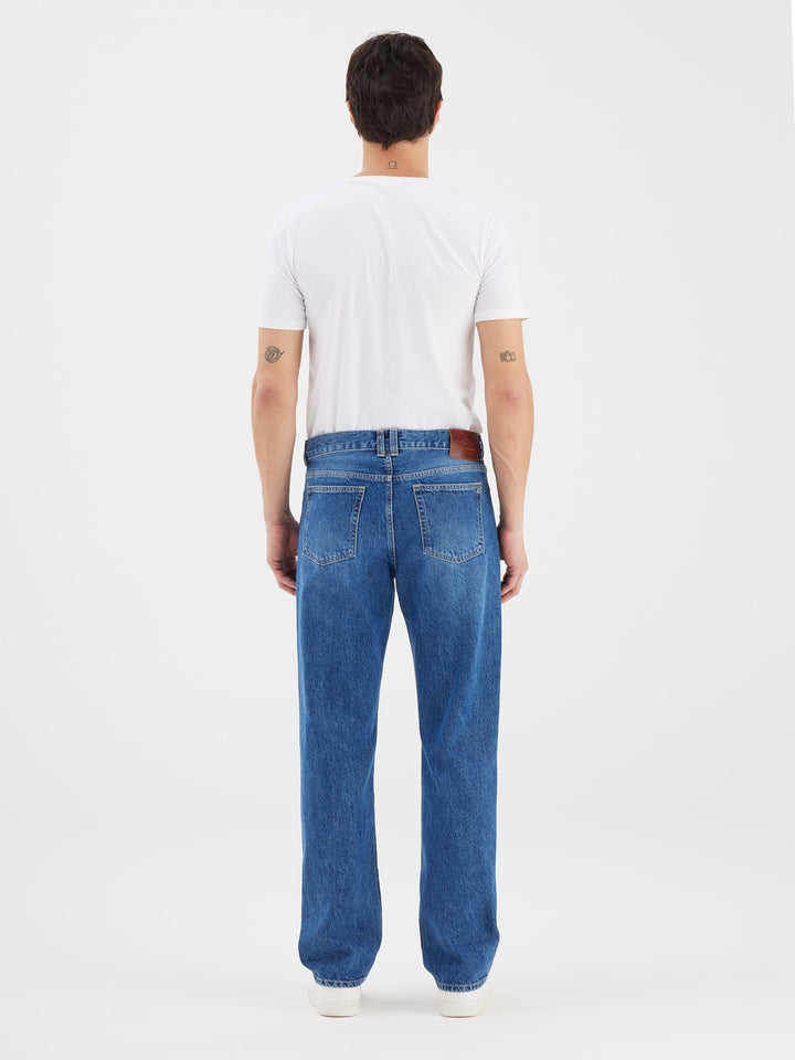 COJ - NEO - Heren Relaxed Straight fit Jeans - Medium Blue