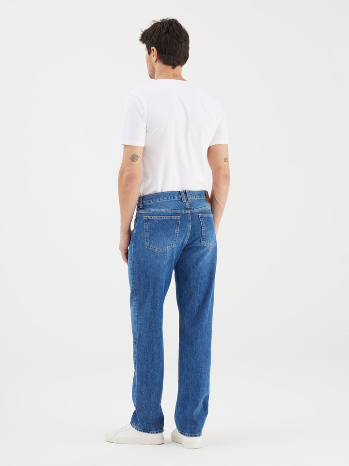 COJ - NEO - Heren Relaxed Straight fit Jeans - Medium Blue
