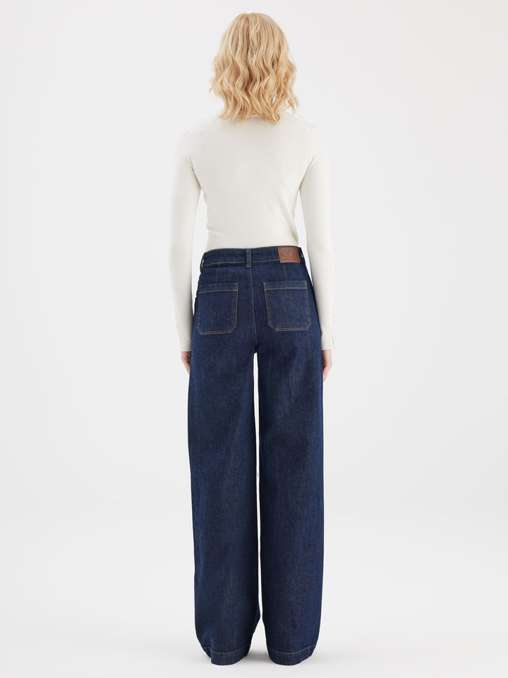 COJ - Mira - Wide Leg Jeans - Raw